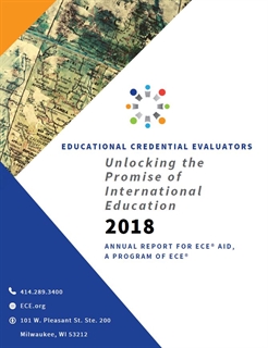 2018 ECE Aid Annual Report PDF Cover