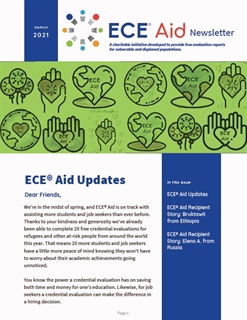 ECE Aid Newsletter March 2021