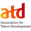ATD logo in orange gradient, short for Association for Talent Development.