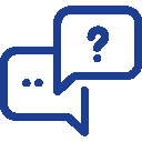 Icon showing questions and answers