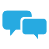 Speech balloon icons